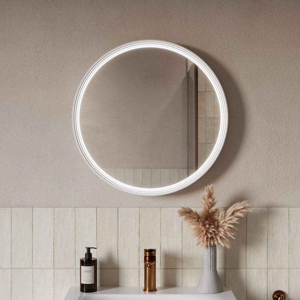 Lustro łazienkowe LED BELDIVO okrągłe - 60 cm