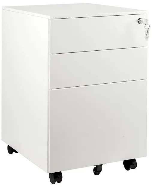 Kontenerek biurowy XD-040-3 biały UNIQUE