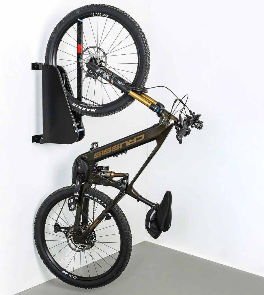 Obrotowy uchwyt na rowery elektryczne UpBike z mechanizmem podnoszenia 1+1 GRATIS, zabudowane boki