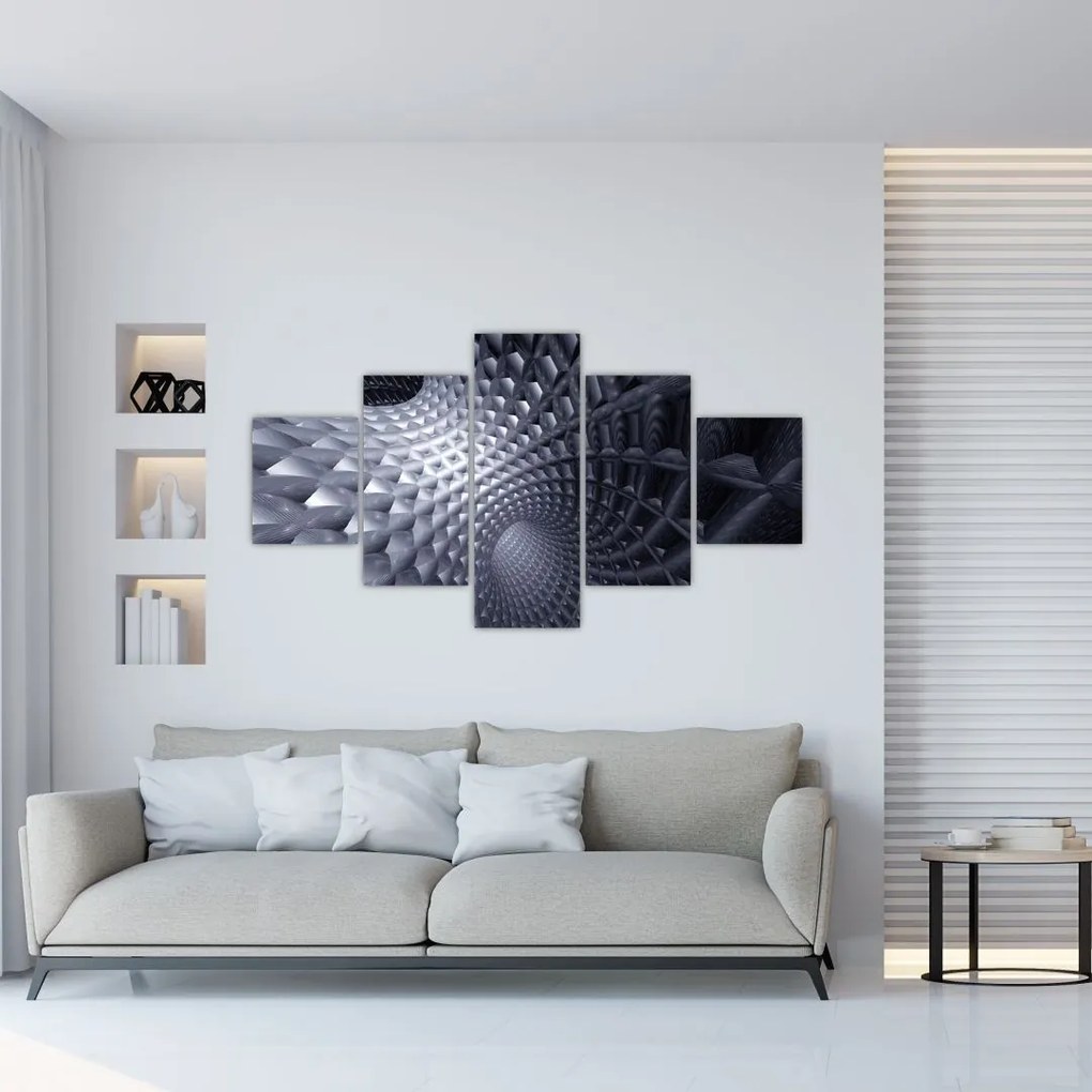 Obraz - Abstrakcja 3D (125x70 cm)