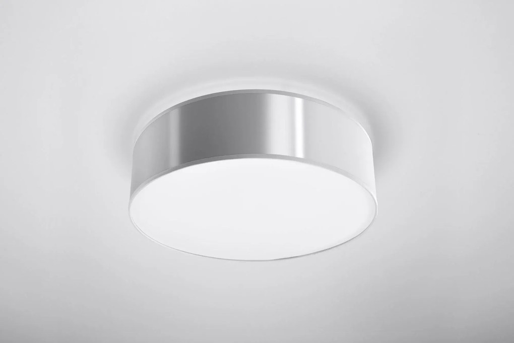 Okrągły plafon LED E778-Vati - szary