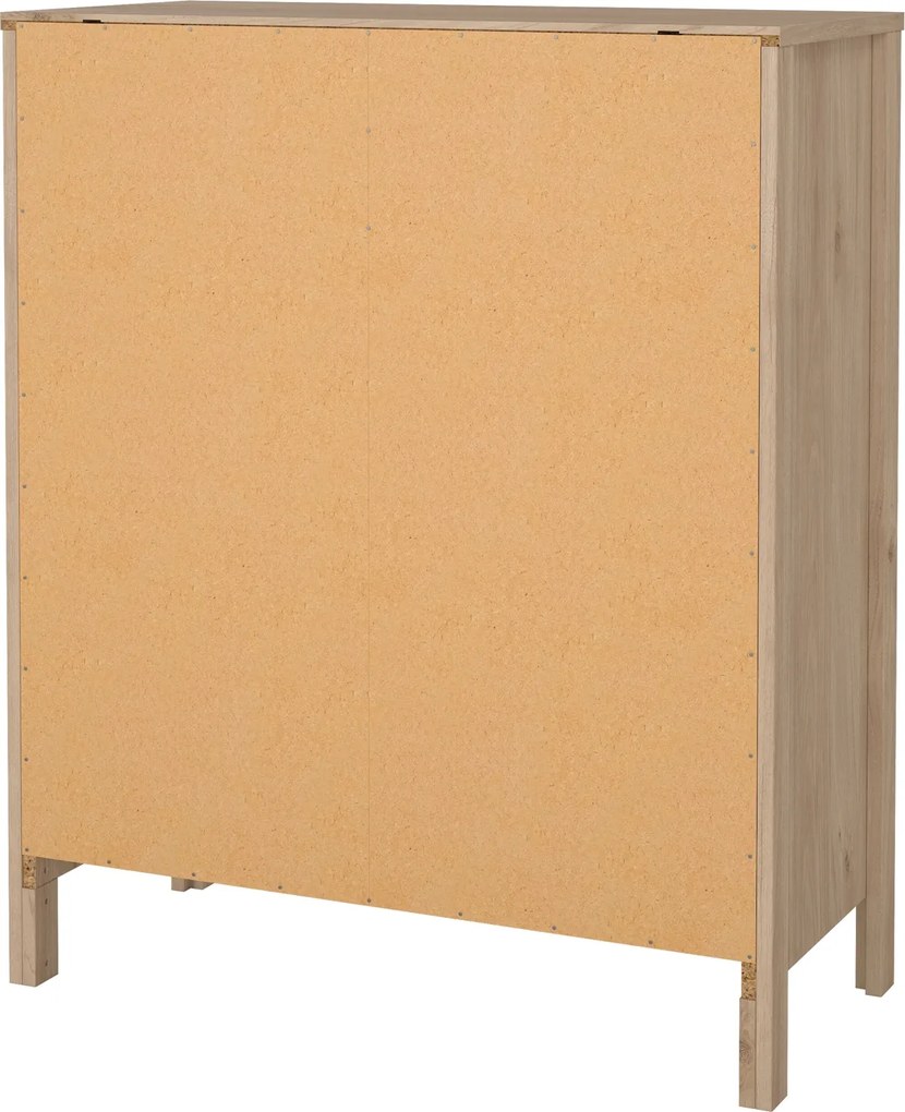 Nowoczesna komoda pokojowa z szufladami Madrid 3+2, jackson hickory