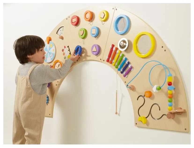 Viga tablica manipulacyjna ścienna łuk montessori