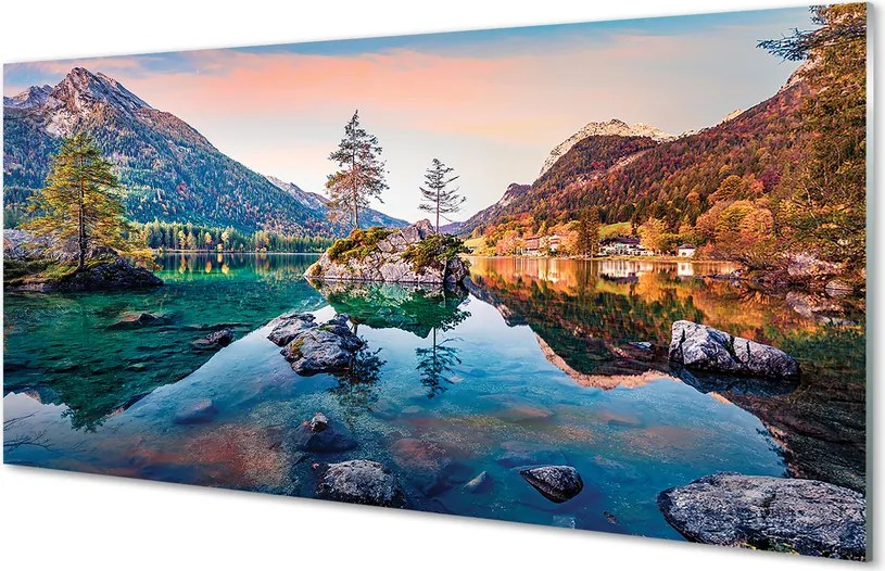 Panel nad Blat Kuchenny Jesienne Alpy nad Lustrem Jeziora