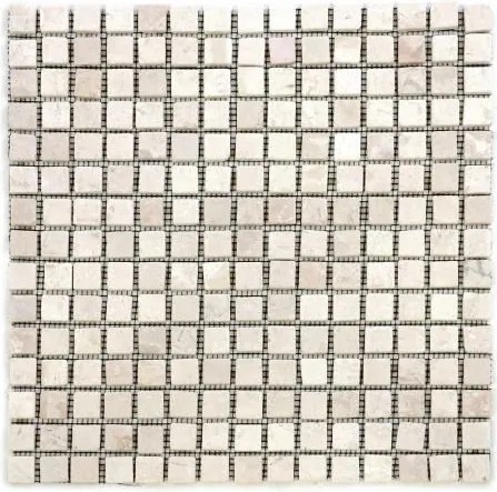 Mozaika marmurowa Garth na siatce kremowa 1m2
