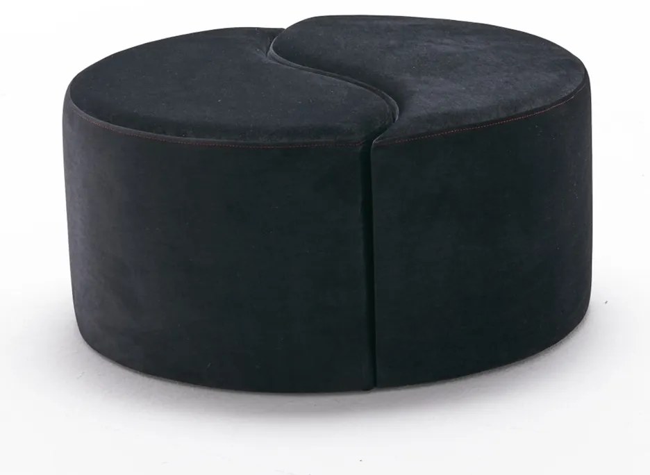 Stołek Alis Pouf Czarny