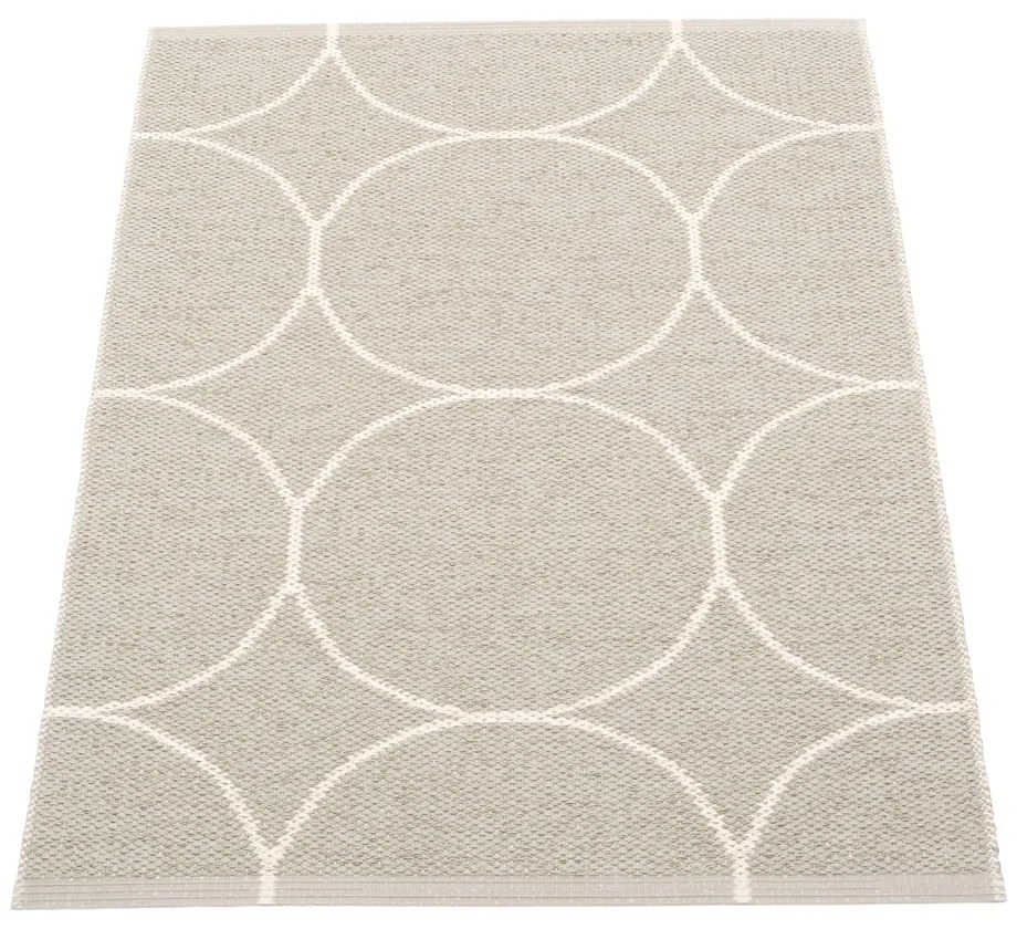 Kremowy dywan odpowiedni na zewnątrz 70x100 cm Boo Linen – Pappelina