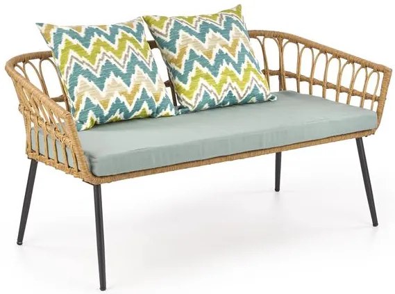Rattanowa podwójna sofa LIERNE 2S