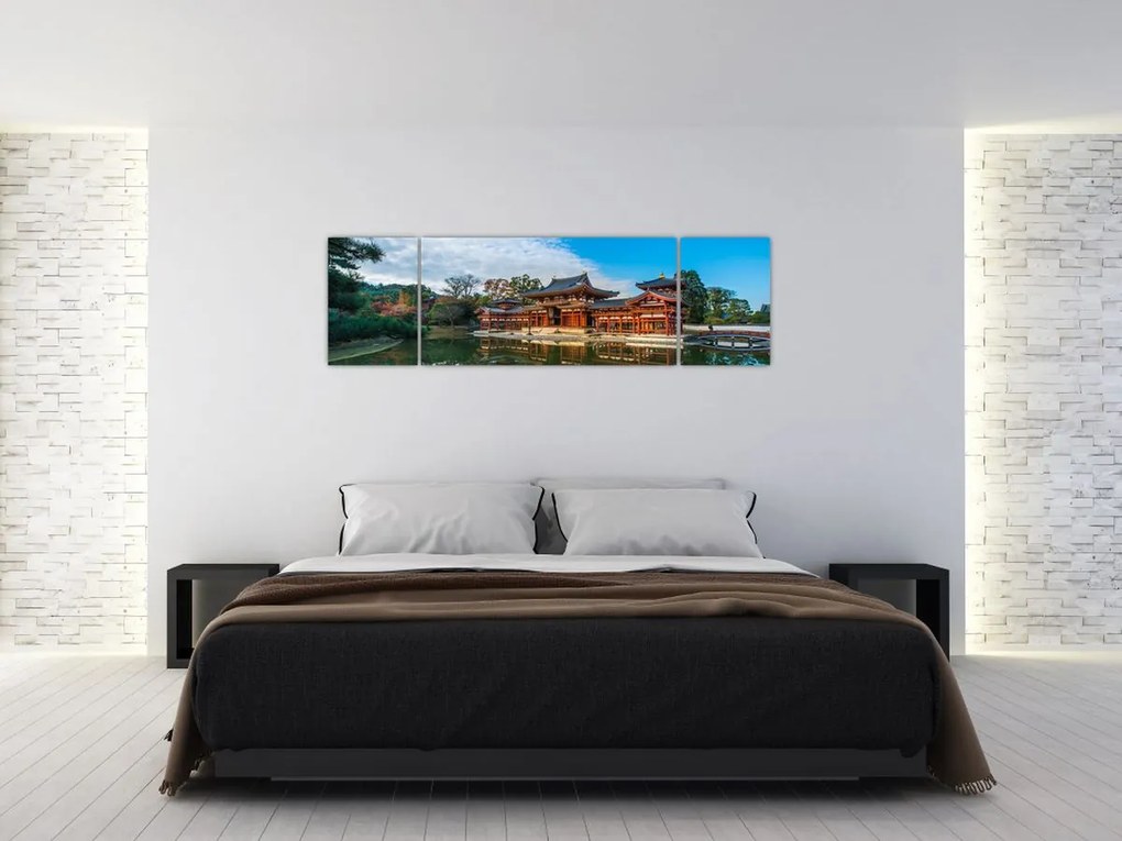 Obraz - Świątynia Byodo-in, Japonia (170x50 cm)