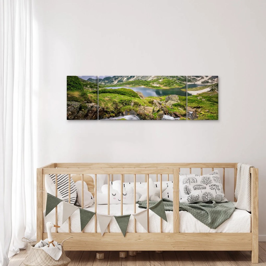 Obraz - Widok na górę Riła (170x50 cm)