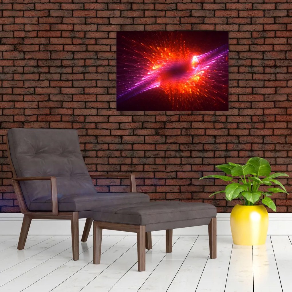Obraz współczesnej ciernistej abstrakcji (70x50 cm)