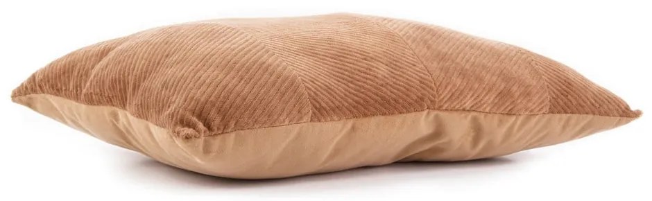 Piaskowobrązowa poduszka dekoracyjna PT LIVING Ribbed, 60x40 cm