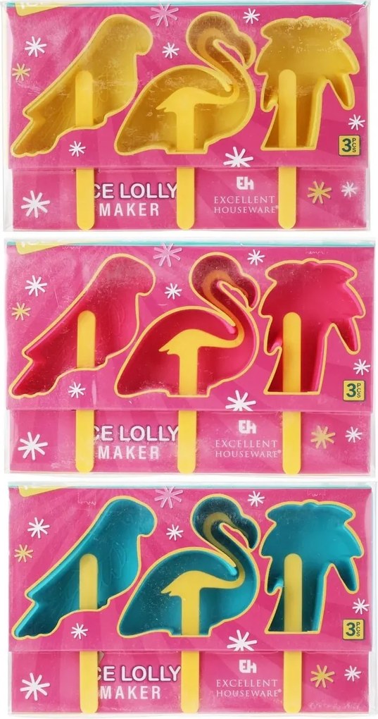 EH Foremka do lodów Tropical Animals, mix kolorów