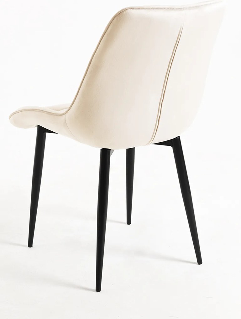 Zestaw 4 Krzese Cade Aksamitne