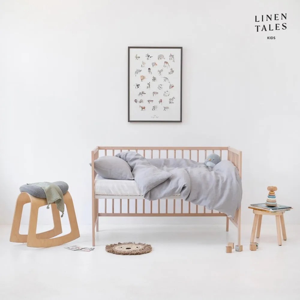 Lniana pościel dziecięca do łóżeczka 100x140 cm – Linen Tales