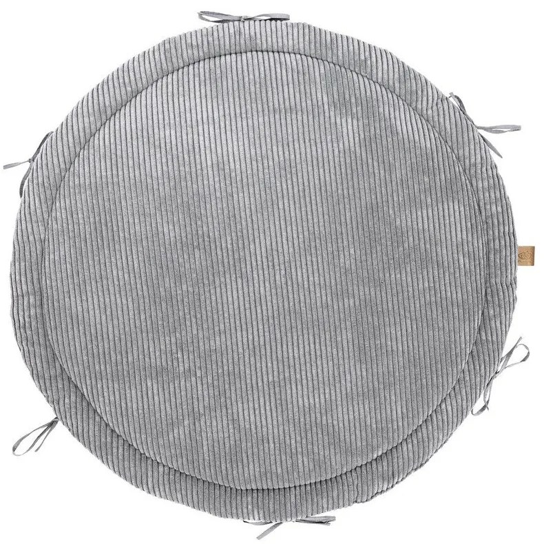 Szary kokon dla niemowląt 100x100 cm – Meowbaby