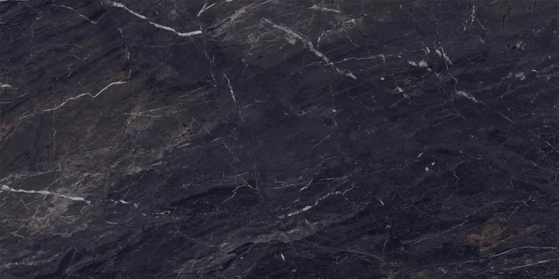 Mexen Sintra Black gres szkliwiony rekt. G1, płytka podłogowo-ścienna 120 x 60 cm, wysoki połysk - TL204-120-060-00