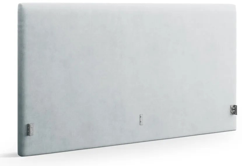 Jasnoszary tapicerowany zagłówek 190,5x100 cm Remo – Micadoni