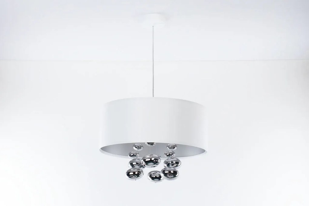 Lampa wisząca BUBBLE LIGHT 50cm biała BPS KONCEPT