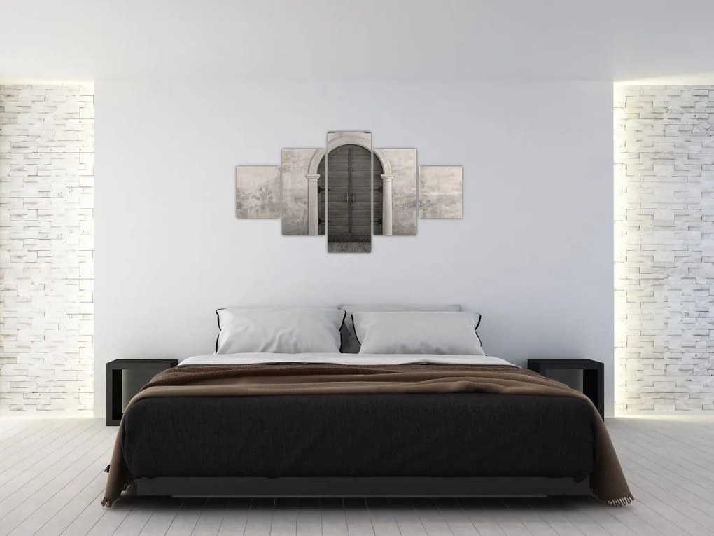 Obraz - Tajemnicze drzwi (125x70 cm)