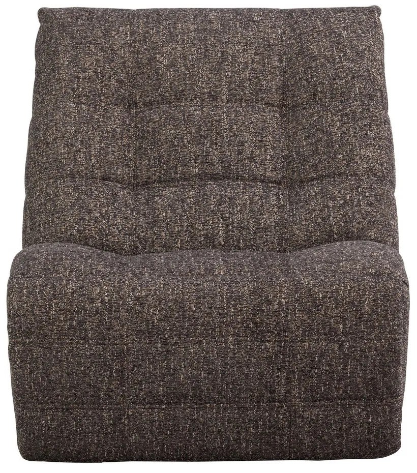 Antracytowy częściowo rozkładany fotel wypoczynkowy Hein – WOOOD