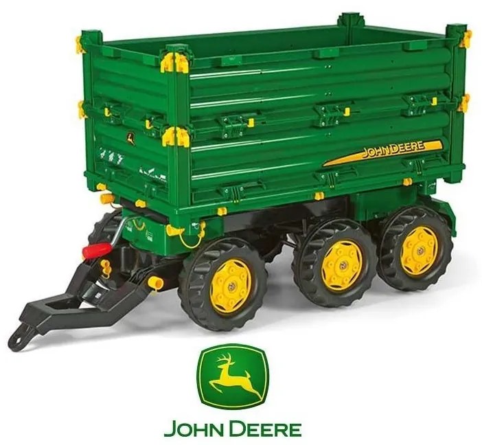 Rolly toys przyczepa wywrotka rolly multi john deere 3 osiowa