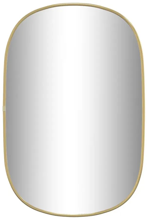 Lustro w nowoczesnej złotej ramie 60x40 cm M6-K31