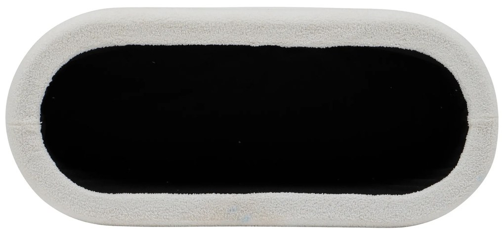 Siedzisko do przedpokoju GIULIA boucle, ze schowkiem, 110 x 46 x 40,5 cm