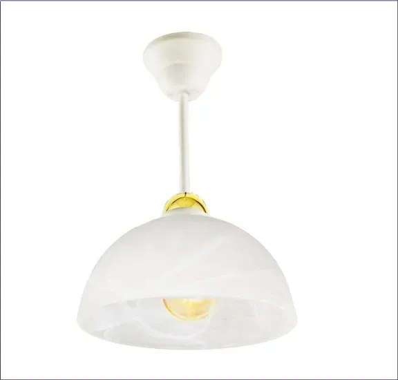 Biała nowoczesna lampa sufitowa - S6-E19