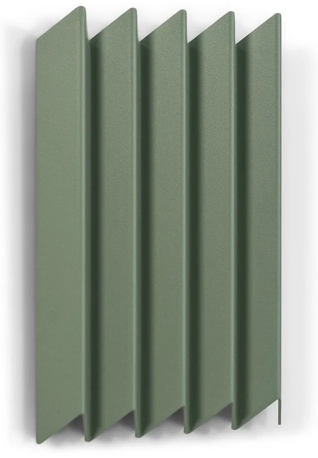 Zielonoszary metalowy wieszak ścienny Sensu – Spinder Design