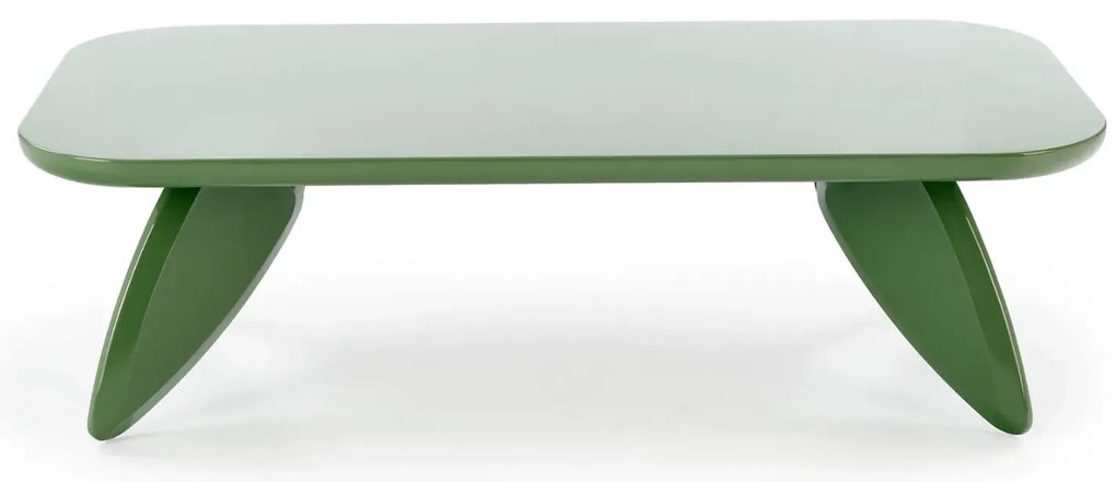 Ława prostokątna SORAYA 120x60cm zielona HALMAR