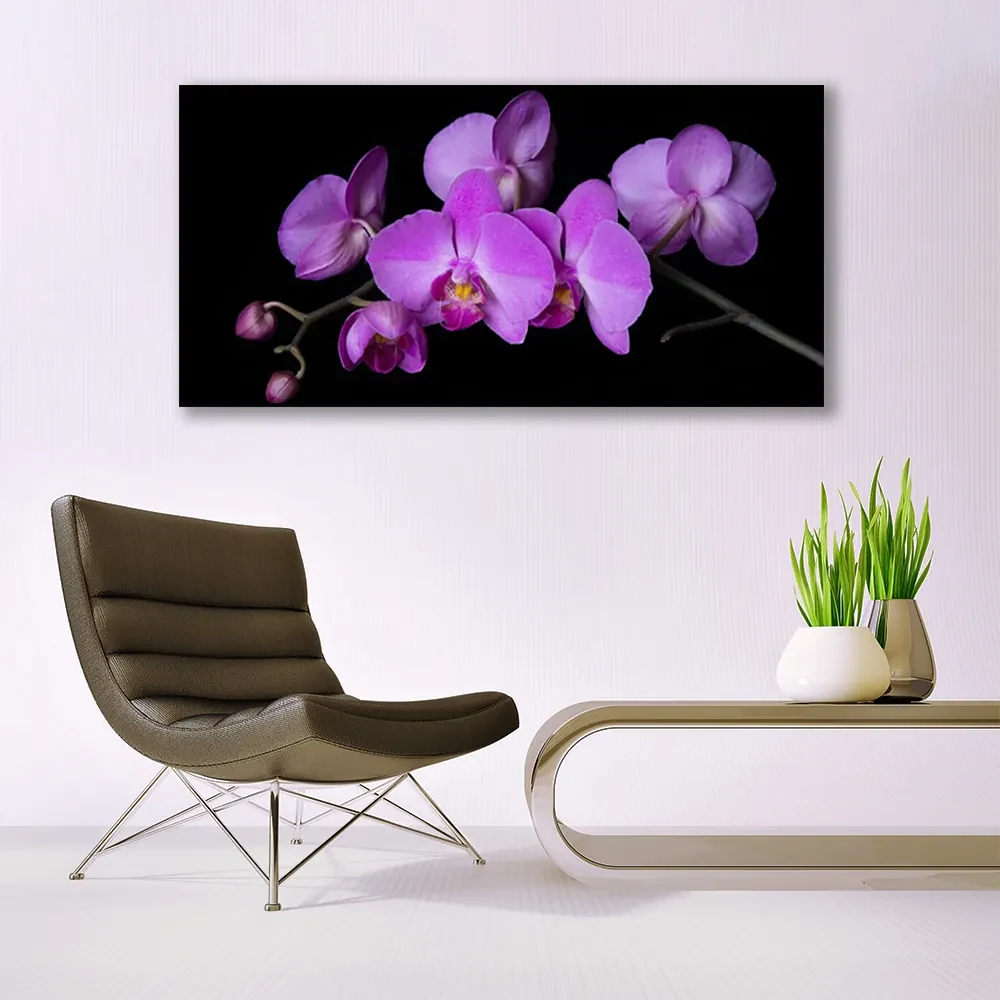 Obraz Szklany Storczyk Orchidea Kwiaty