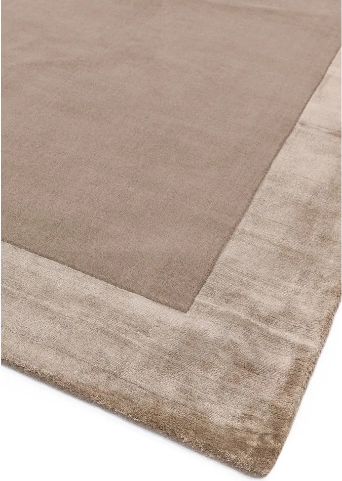 Jasnobrązowy dywan z mieszanki wełny tkany ręcznie 160x230 cm Ascot – Asiatic Carpets