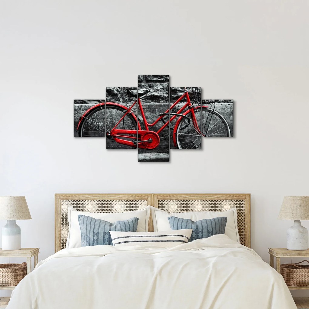 Obraz - Zabytkowy rower (125x70 cm)