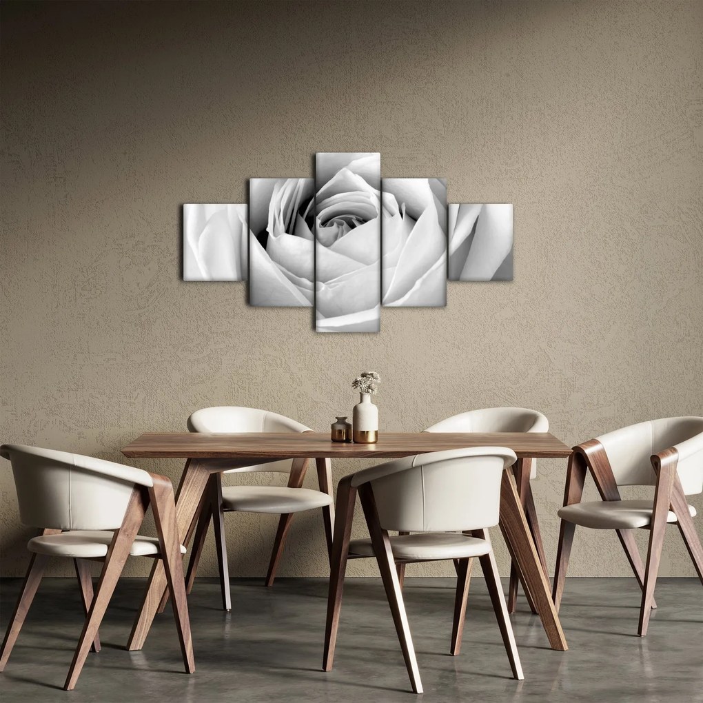 Obraz - Detal kwiatu róży (125x70 cm)