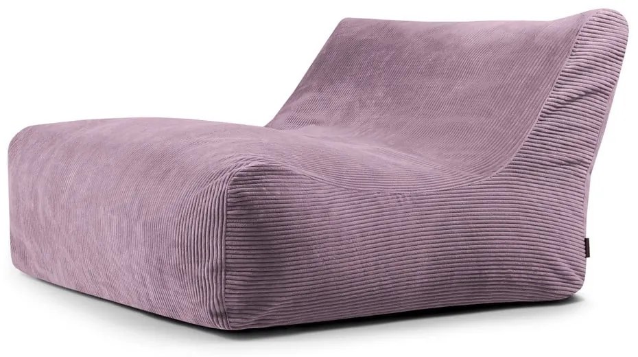 Fioletowy sztruksowy worek do siedzenia Sofa Lounge – SLOWDOWN