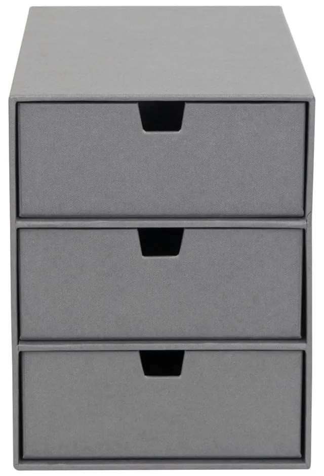 Szary organizer z 3 szufladkami Bigso Box of Sweden Ingrid