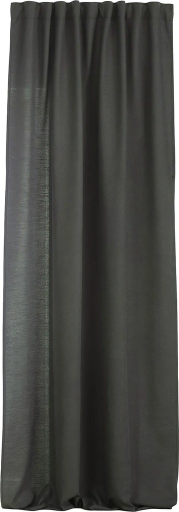 Zasłona BASIC na taśmie marszczącej 140x280cm bazaltowy 1 szt.