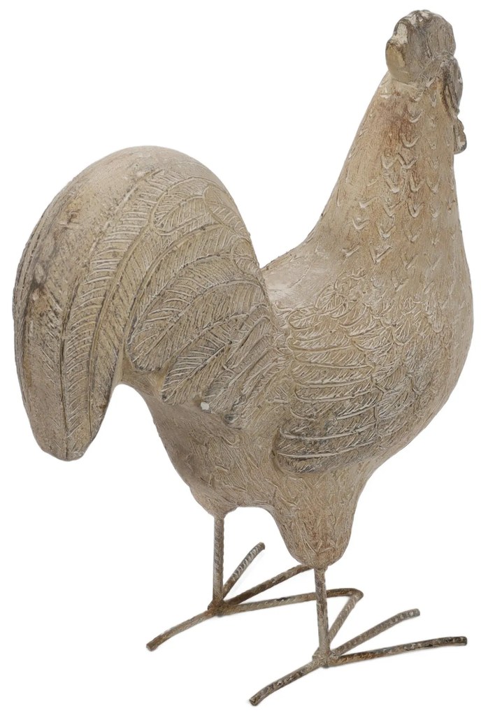 Figurka ogrodowa kura, 40 cm