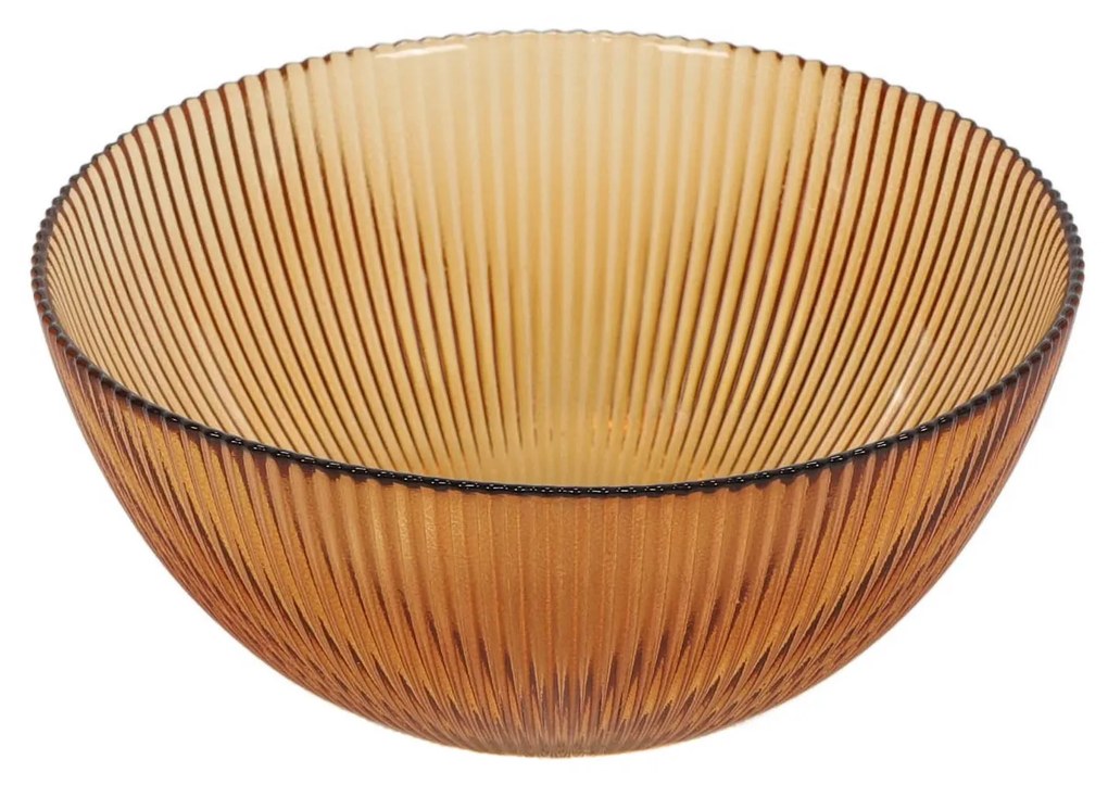 Prążkowana miska AMBER, Ø 15 cm