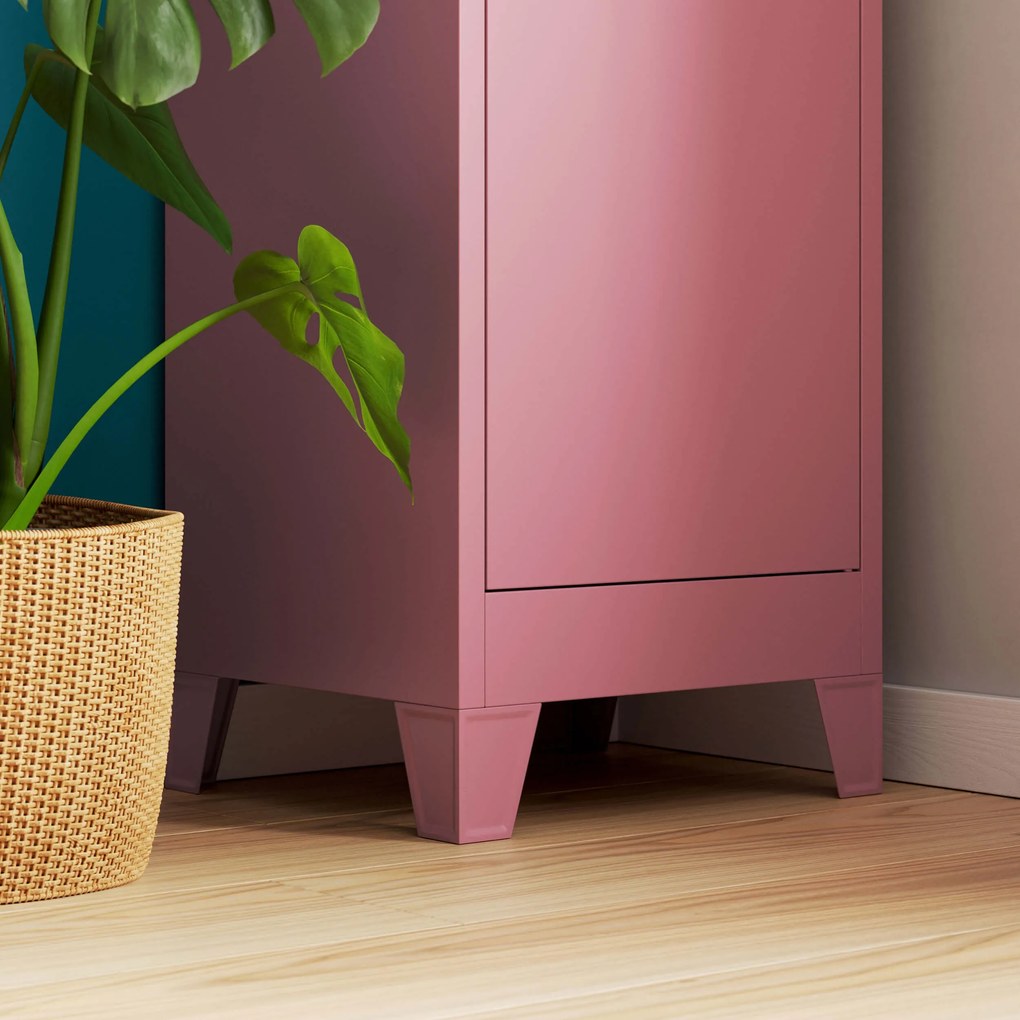 Nóżki do szafy, zestaw 4 szt. pudrowy róż