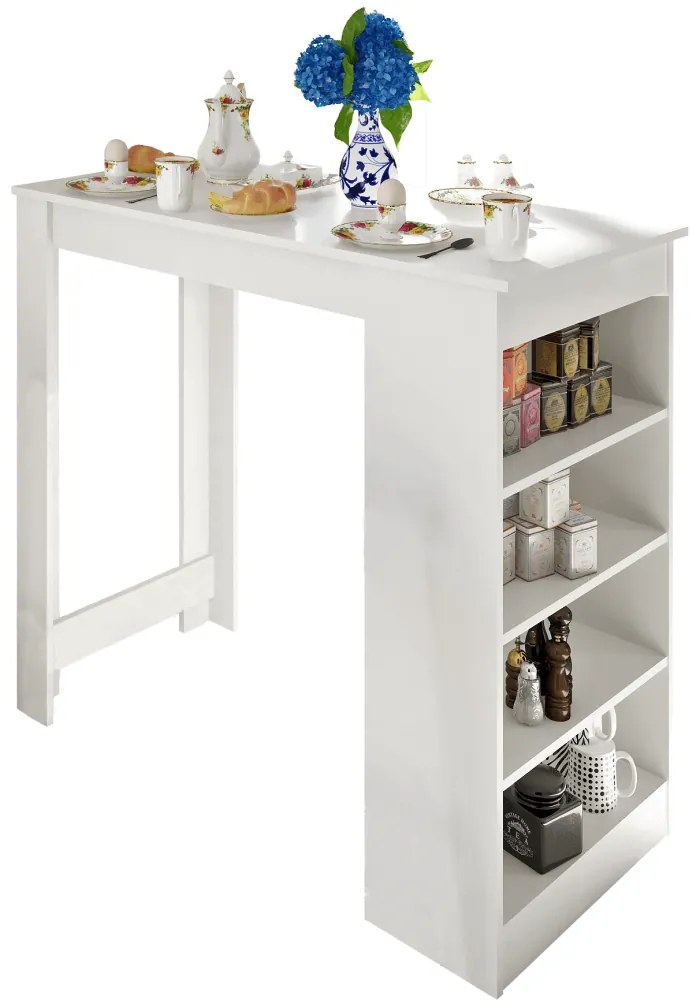 Stół barowy AUSTEN, biały