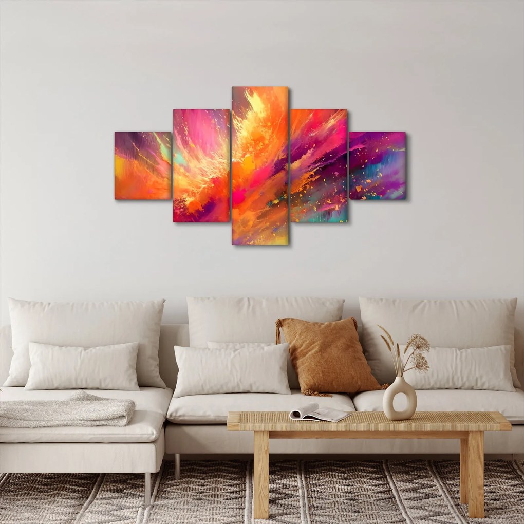 Obraz - Dynamiczna abstrakcja (125x70 cm)