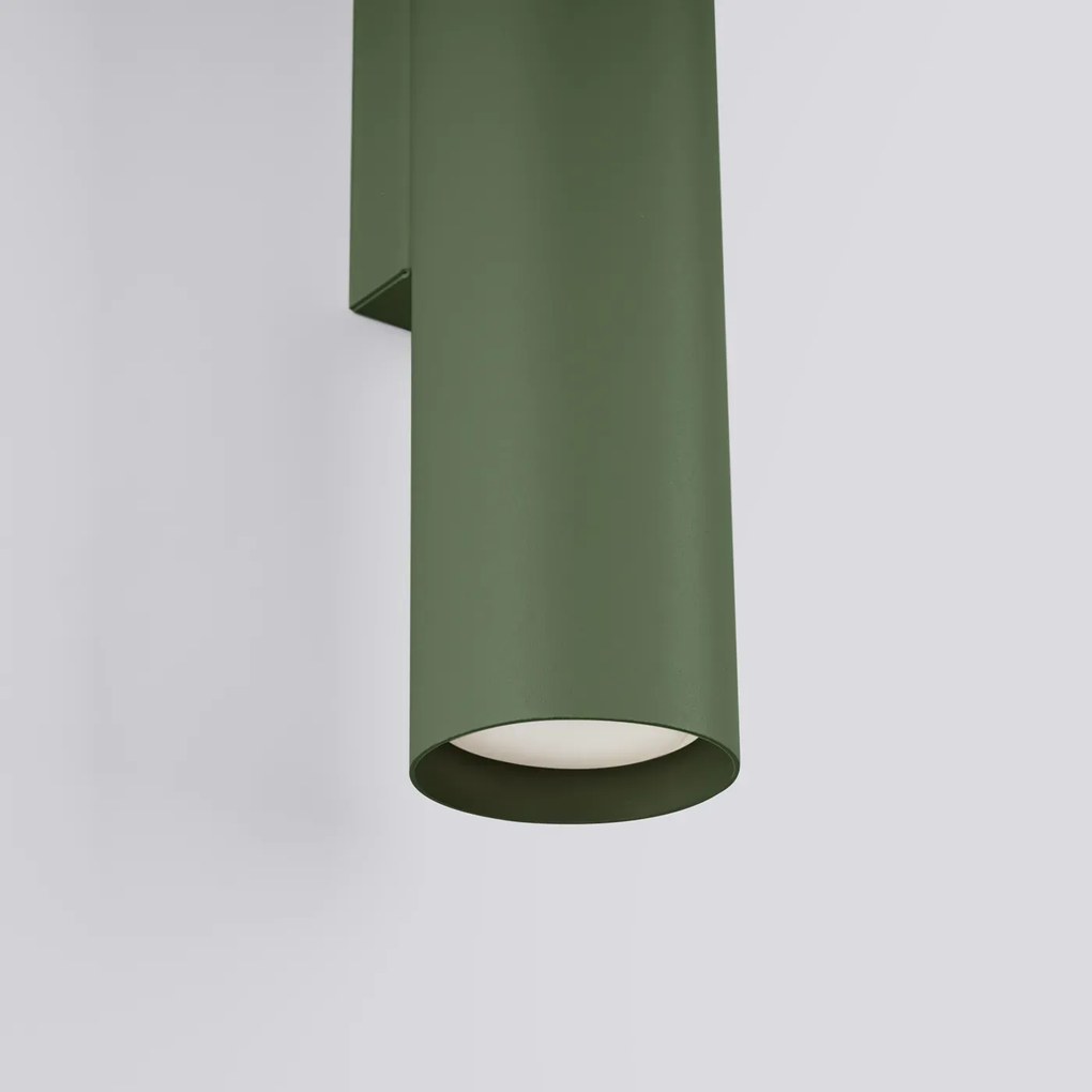 Kinkiet LAGOS 2 zielony oliwkowy SOLLUX LIGHTING