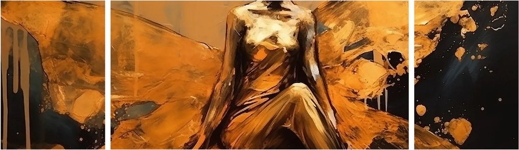 Obraz - Abstrakcja wróżki (170x50 cm)