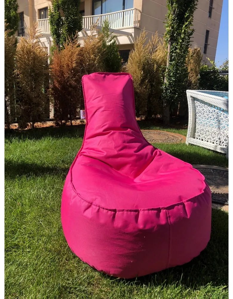Różowy ogrodowy worek do siedzenia Aktif – Floriane Garden