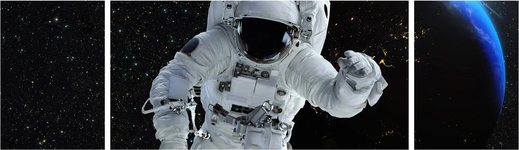 Obraz - Astronauta w kosmosie (170x50 cm)