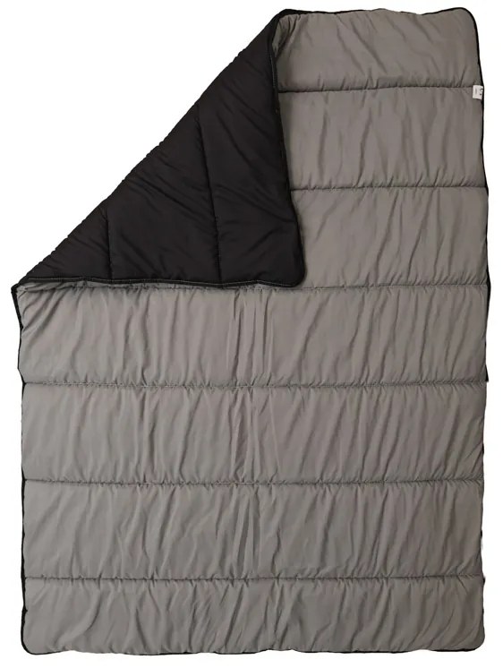 Całoroczna pikowana kołdra 140x200 cm z włókna pustego, czarna