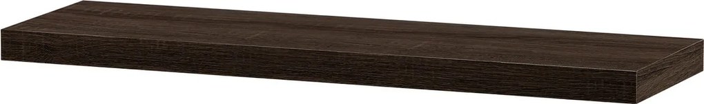 Półka ścienna czarny, 80 cm