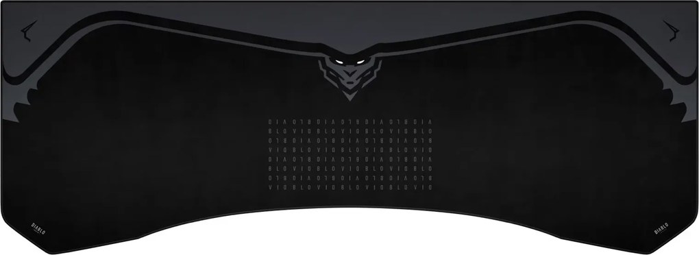 Podkładka ochronna na biurko Diablo X-Forge 140 cm, Burned Black